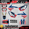 Honda CRF 250X - Fluid Style Decals Graphics Kit (2004-2017)