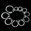 Universal 100pcs 304 SS External Circlip Ring Assortment 8-18mm