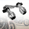 Yamaha Nvx Aerox Nmax Crash Slider Protector Silver (2015-2019)