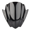 Universal Motorcycles Black ABS Handlebars Clamp Mount Windshield Protector