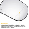 Jeep Cherokee, Compass Right Side Heated White Mirror Glass (2011-2023)