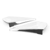 Toyota C-HR Chrome Rear Tail Side Window Spoiler Cover Trim (2016-2022)