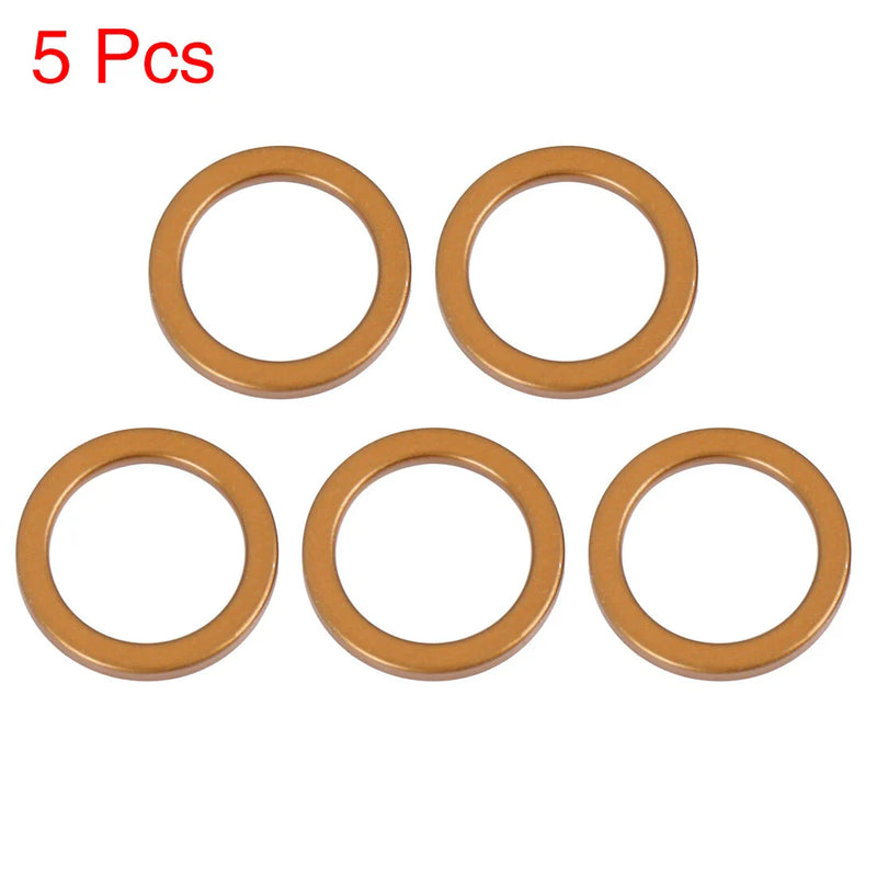GY6125 O Rings 5pcs 22mm ID 30mm OD Exhaust Muffler Pipe Gasket
