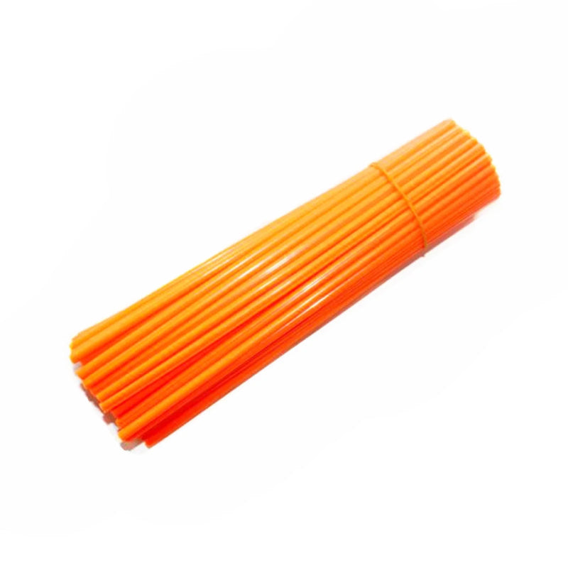 MX Motorcross Dirt Bike KTM CRF YZF 72pcs Orange Spoke Wraps