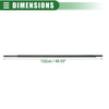 Toyota Sienna Rear Left Door Window Belt Weatherstrip (2011-2020)