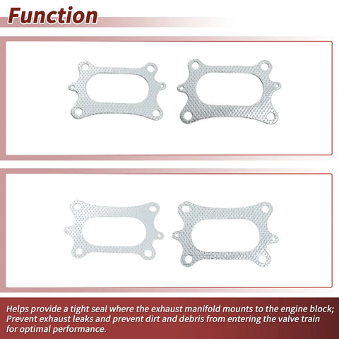 Honda Odyssey Exhaust Manifold Header Gaskets 2 x (2008-2020)