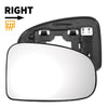 Toyota Prius Right Side Heated White Mirror Glass (2009-2016)