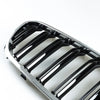 BMW G30 G31 Double Rib Front Bumper Kidney Grille (2017-2023)