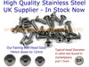 Yamaha FZR 1000 Genesis Stainless Fork Head & Windshield Bolts (1987–1988)