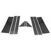 Dodge Grand Caravan Carbon Fiber Black 10pcs Door Pillar Window Trim