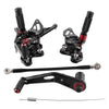Suzuki GSXR600 2015 Black Rearsets Footpegs
