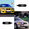 BMW E46 320i 325i 4 Door Left Headlight Lens Cover (1998-2001)