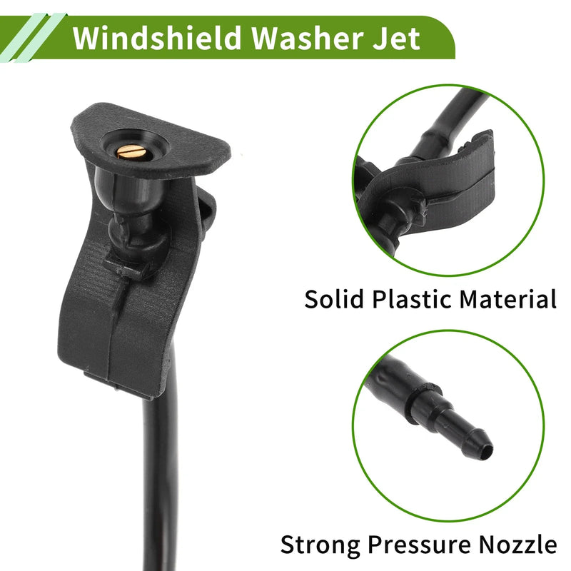 Ford Windshield Washer Nozzle with Hose Connector (2015-2023)
