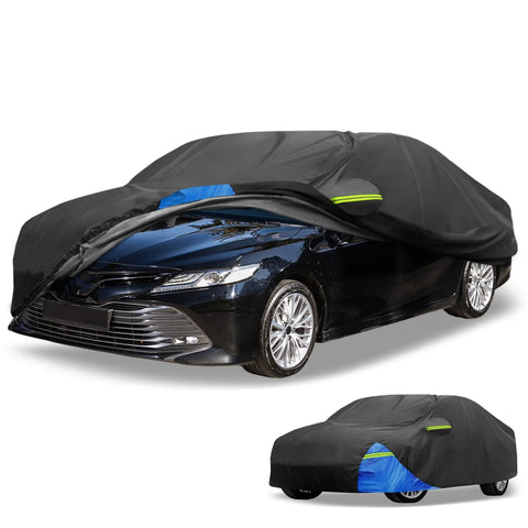 Toyota Camry Car Cover Waterproof with Door Zipper Oxford Cloth