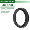 Oil Seal 36x44x5mm Seal Ring Rotary Shaft NBR Rubber Black 5 pcs