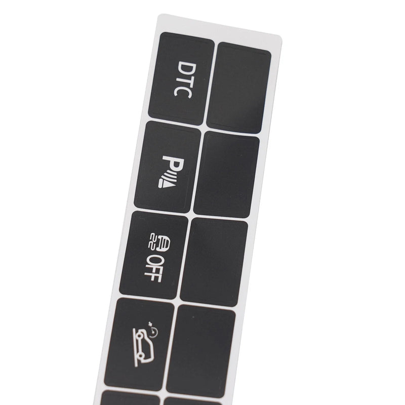BMW X5 DASH Button Stickers (2006–2013)