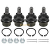 Suzuki Quadsport 400 LT-Z400 4 Upper Ball Joints (2003–2009, 2012–2014)
