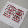 99-06 Chevy Silverado GMC Sierra 1500 8x Chrome Door Handle Covers