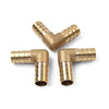 Pipe 3 Pcs 5/8" Brass Barbed Hose Barb Elbow Fitting
