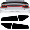 2015+ Dodge Charger Smoked Rear Tail Light Overlays Vinyl Tint Sticker