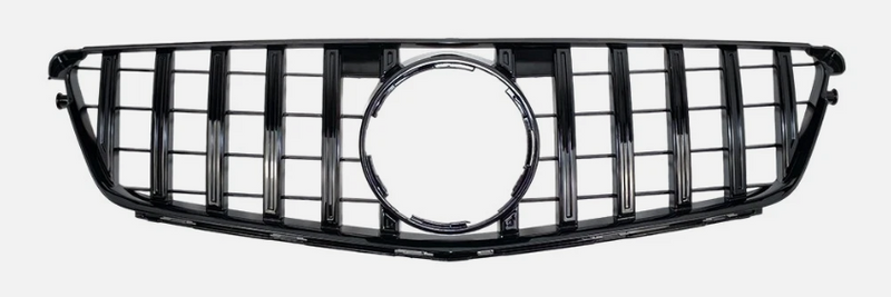 Black Grille Grill For Mercedes Benz C Class W204