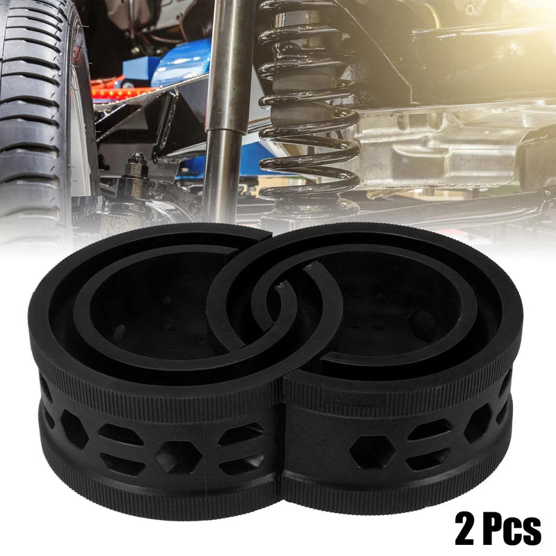 Ford & Chevy 2 x Black Car Coil Spring Rubber Buffers