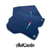 Ferrari California AutoWin Dark Blue Floor Mats (2008-2014)