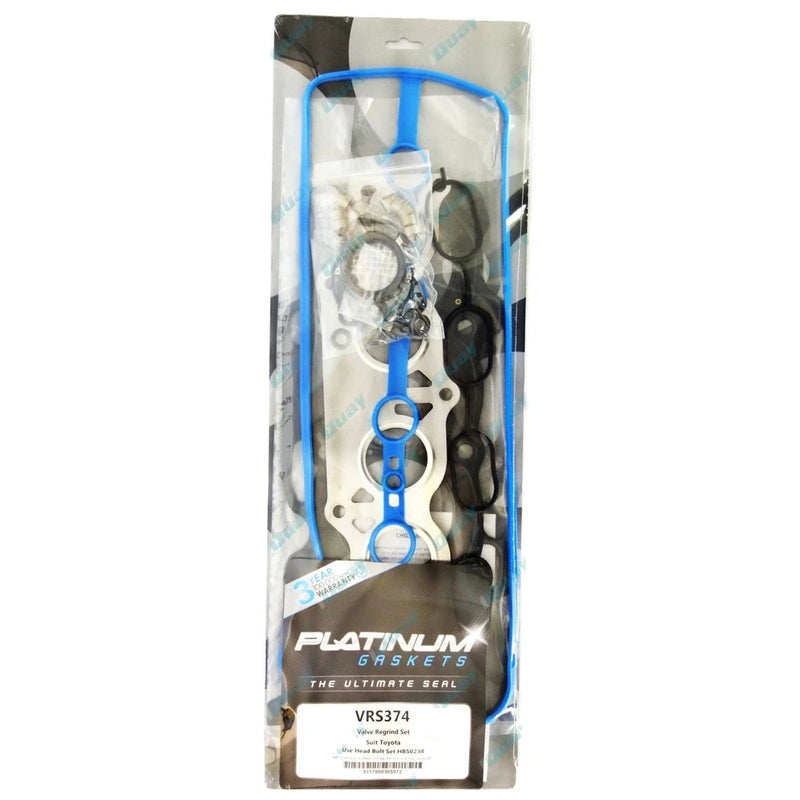 Toyota Avensis Verso ACM20R 2001~03 1AZ-FE 2.0L Valve Regrind Gasket Set VRS
