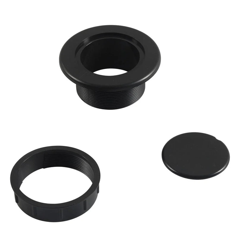 Outdoor Table Cover Black Umbrella Hole Ring Plug Cap Set