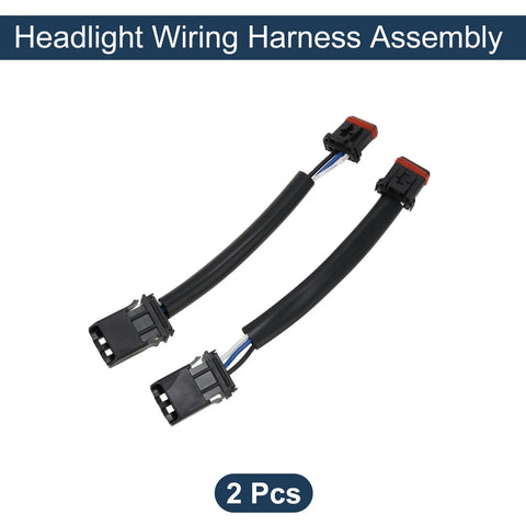 Harley Sportster 883 XLH883 Headlight / 12cm / Wiring Harness Assembly