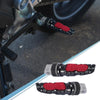 Motorcycle Red Pair 8.5mm Aluminum Aolly Rearsets Footrest Footpeg