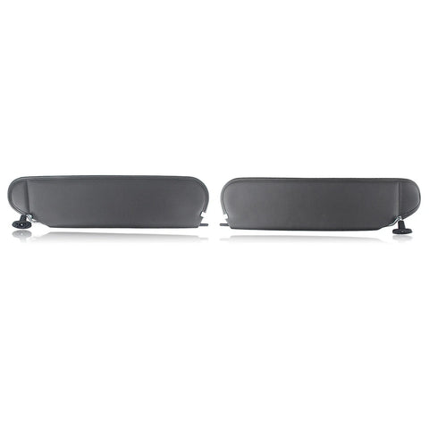 Jeep Wrangler TJ 2 x Black Sunvisor Cover (1997-2002)