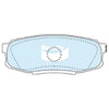 Landcruiser URJ202 UZJ200 VDJ200 Rear Disc Brake Pad Set (2007–2021)