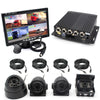 Truck Van Bus Car DVR Video Recorder & 7" Monitor with CCD Front Rear Camera
