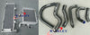 Honda RVF400 NC35 NC30 Aluminum Radiator & Red Silicone Hose Kit