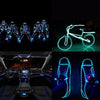 Party Halloween Christmas Decor Green EL Wire 2M Neon Glowing Light