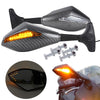 Honda CBR 600 F3 F4 2 x Motorcycle Rearview Mirrors with LED Turn Signals