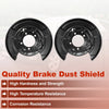 Brake Dust Shield / 2 x Rear Left/Right / Toyota Highlander Lexus RX400h