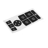 Mercedes Benz Black Window Switch Button Sticker Decal (2007–2014)