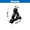 Racing Motorcycle 2pcs / 14mm / Fork Preload Adjusters Aluminum Alloy Black