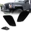 Jeep 4x Smoke Bumper Signal Fender Side Marker Lights (2007-2018)