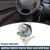 Toyota (Metal Silver Tone Black) Ignition Lock Cylinder (2000-2006)