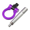Nissan Purple Round Front Rear Bumper Tow Hook Eye Screw