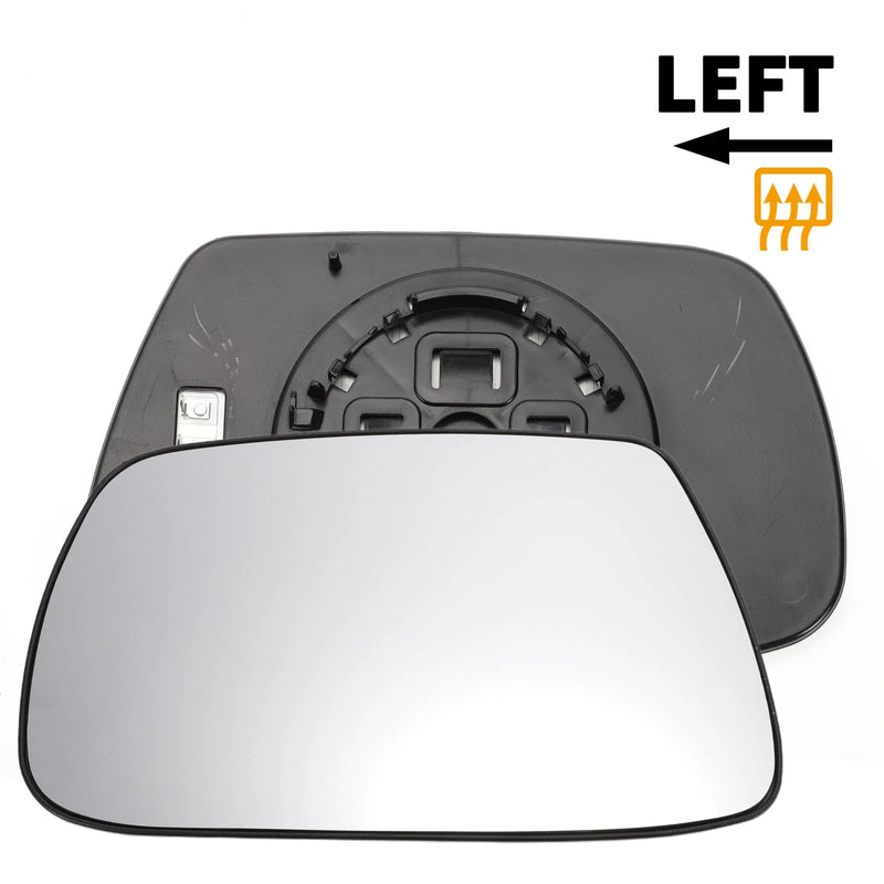 Jeep Grand Cherokee Left Side White Heated Mirror Glass (2005-2009)