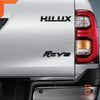 Toyota Hilux Revo Piano Black Tailgate Emblem Badge (2015-2023)