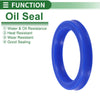 Oil Seal 55x72x10mm TPU Rotary Shaft Seal Blue High Pressure 5 Pcs