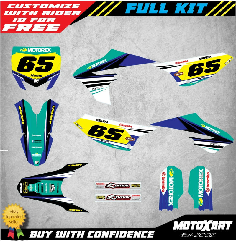 Yamaha YZ 65 Custom Graphics Sticker Kit (2015-2023)
