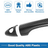 Hyundai IX35 Carbon Fiber Black Door Handle Cover Trim (2010-2015)