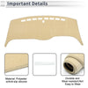 Honda Odyssey RB1 RB2 (2003-2008) Sun Protector Beige Dashboard Cover Mat