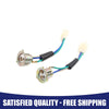 DY100 2 x Motorcycle Headlight Wires Harness Connector Sockets